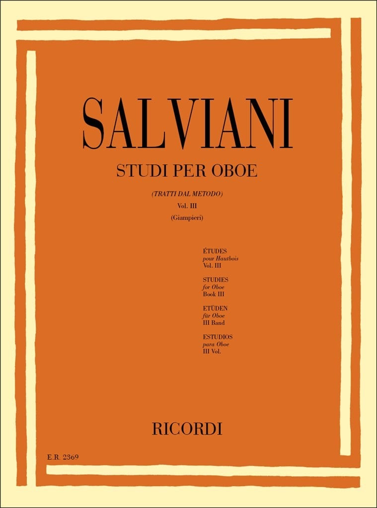 Studi Per Oboe (Tratti Dal Metodo)